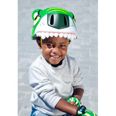 Шлем Green Cameleon 2018 (Зелёный Хамелеон) New Crazy Safety
