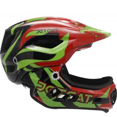 Шлем FullFace - Raptor SE (Red-Black-Green) -  JetCat